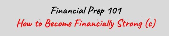 Financial Prep 101 Course